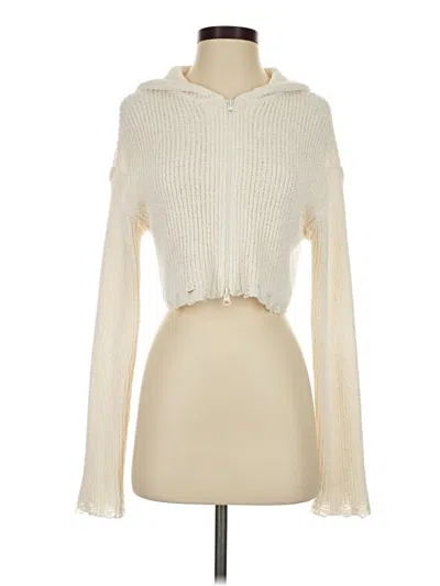 Pre-owned Moon & Madison Cardigan Sweater In Ivory