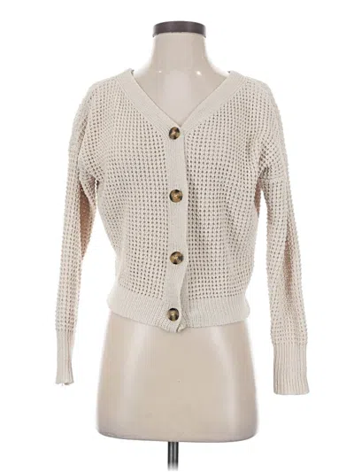 Pre-owned Moon & Madison Cardigan Sweater In Ivory