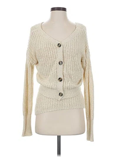 Pre-owned Moon & Madison Cardigan Sweater In Ivory