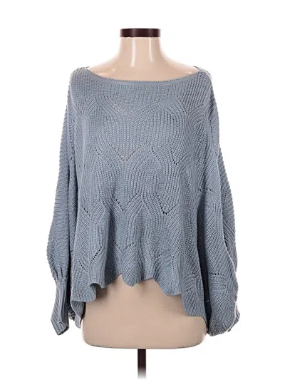 Pre-owned Moon & Madison Pullover Sweater In Blue