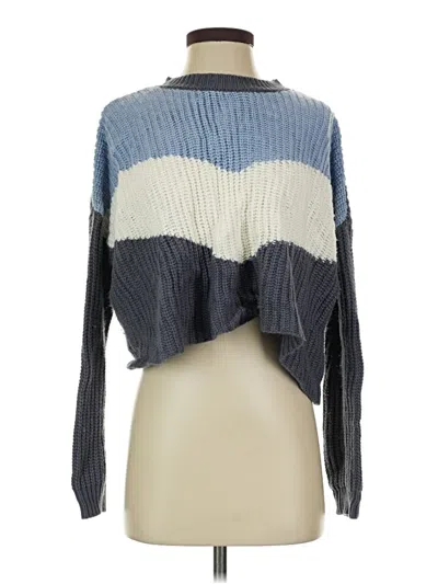 Pre-owned Moon & Madison Pullover Sweater In Blue