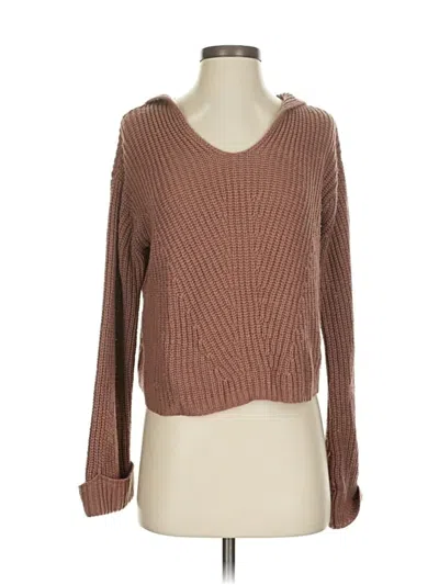 Pre-owned Moon & Madison Pullover Sweater In Brown