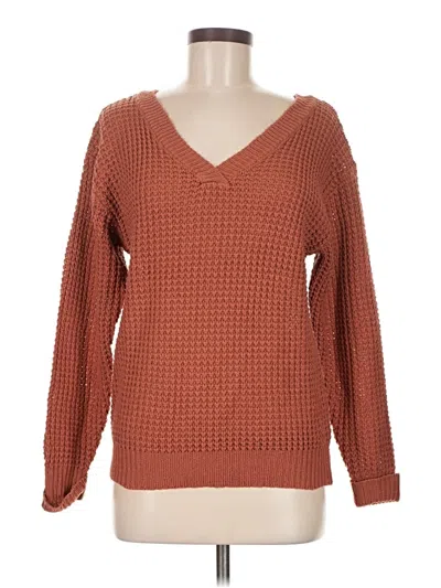 Pre-owned Moon & Madison Pullover Sweater In Brown