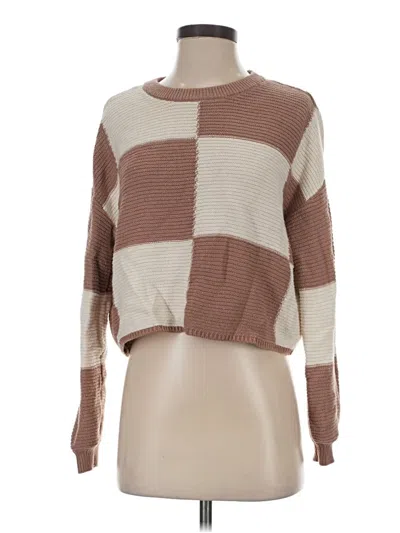 Pre-owned Moon & Madison Pullover Sweater In Brown