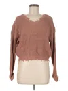 Moon & Madison Pullover Sweater In Brown