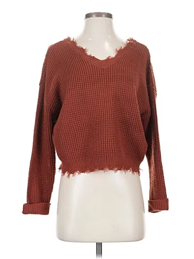 Pre-owned Moon & Madison Pullover Sweater In Brown