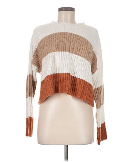 Pre-owned Moon & Madison Pullover Sweater In Brown