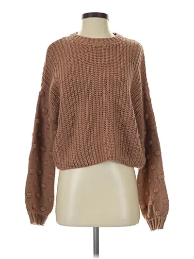 Pre-owned Moon & Madison Pullover Sweater In Brown