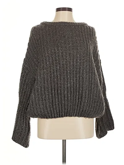 Pre-owned Moon & Madison Pullover Sweater In Gray