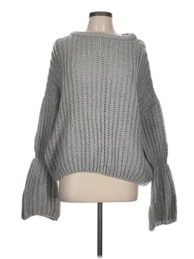 Pre-owned Moon & Madison Pullover Sweater In Gray