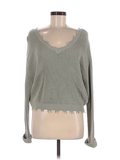 Pre-owned Moon & Madison Pullover Sweater In Gray