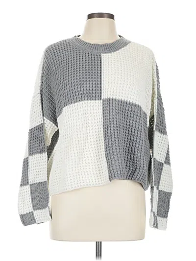 Pre-owned Moon & Madison Pullover Sweater In Gray