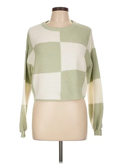 Pre-owned Moon & Madison Pullover Sweater In Green