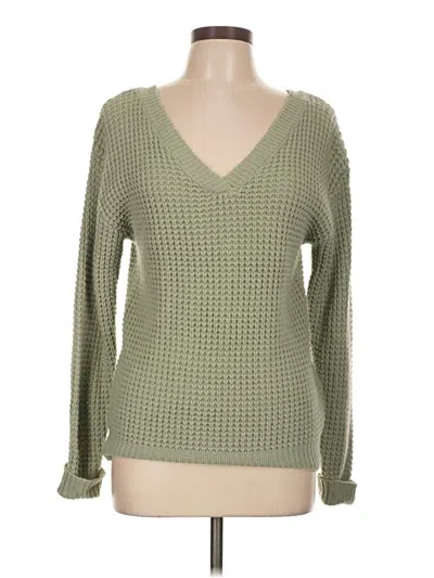 Pre-owned Moon & Madison Pullover Sweater In Green
