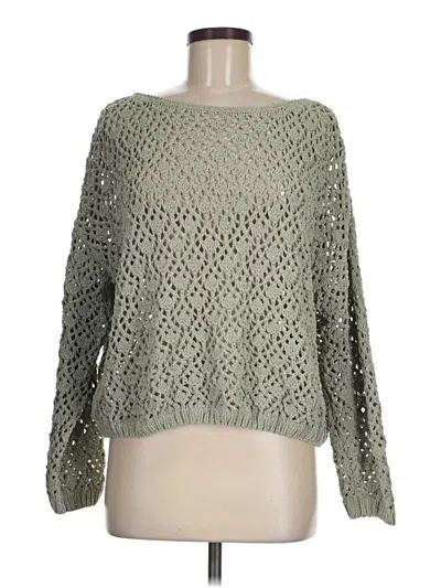 Pre-owned Moon & Madison Pullover Sweater In Green