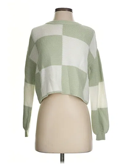 Pre-owned Moon & Madison Pullover Sweater In Green