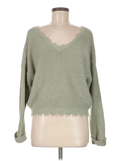 Pre-owned Moon & Madison Pullover Sweater In Green