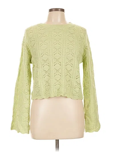 Pre-owned Moon & Madison Pullover Sweater In Green