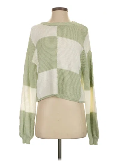 Pre-owned Moon & Madison Pullover Sweater In Green