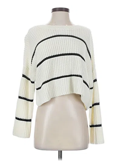 Pre-owned Moon & Madison Pullover Sweater In Ivory