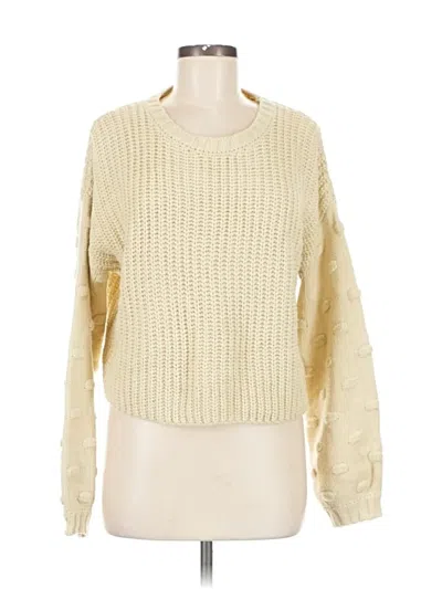 Pre-owned Moon & Madison Pullover Sweater In Ivory