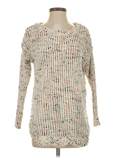 Pre-owned Moon & Madison Pullover Sweater In Ivory