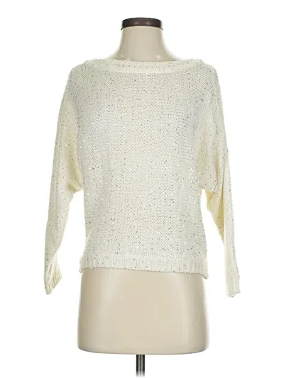 Pre-owned Moon & Madison Pullover Sweater In Ivory