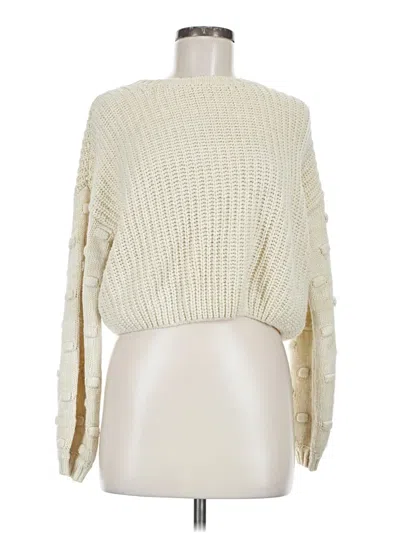 Pre-owned Moon & Madison Pullover Sweater In Ivory