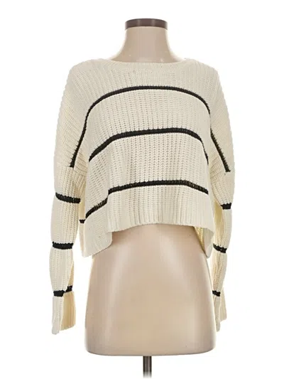 Pre-owned Moon & Madison Pullover Sweater In Ivory