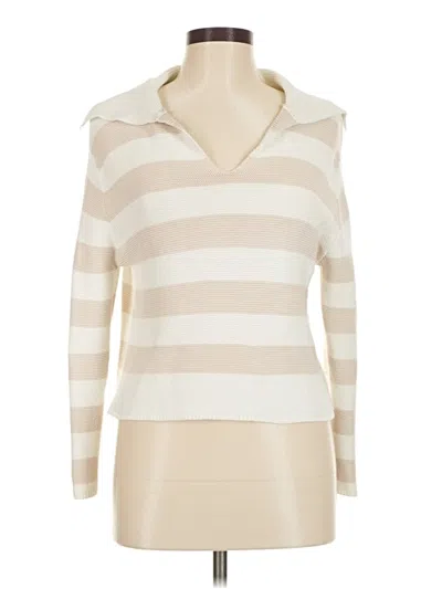 Pre-owned Moon & Madison Pullover Sweater In Ivory