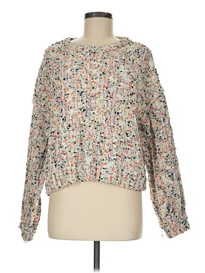 Pre-owned Moon & Madison Pullover Sweater In Ivory