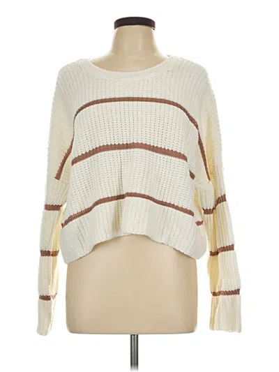 Pre-owned Moon & Madison Pullover Sweater In Ivory