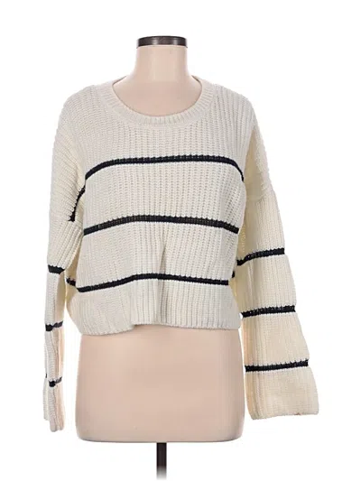 Pre-owned Moon & Madison Pullover Sweater In Ivory