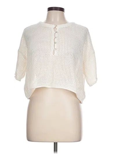 Pre-owned Moon & Madison Pullover Sweater In Ivory