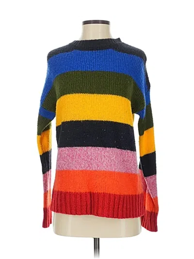 Pre-owned Moon & Madison Pullover Sweater In Orange