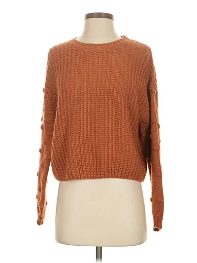Pre-owned Moon & Madison Pullover Sweater In Orange