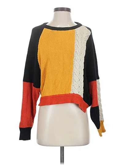 Pre-owned Moon & Madison Pullover Sweater In Orange