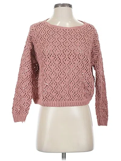 Pre-owned Moon & Madison Pullover Sweater In Pink