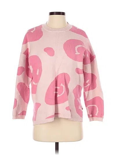 Pre-owned Moon & Madison Pullover Sweater In Pink