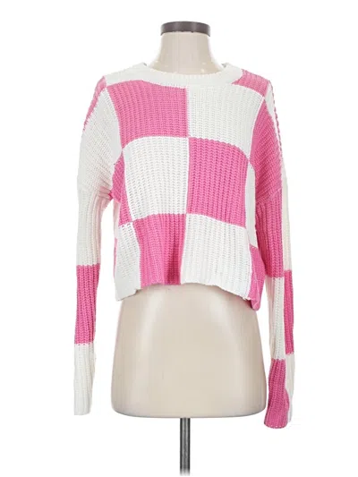 Pre-owned Moon & Madison Pullover Sweater In Pink