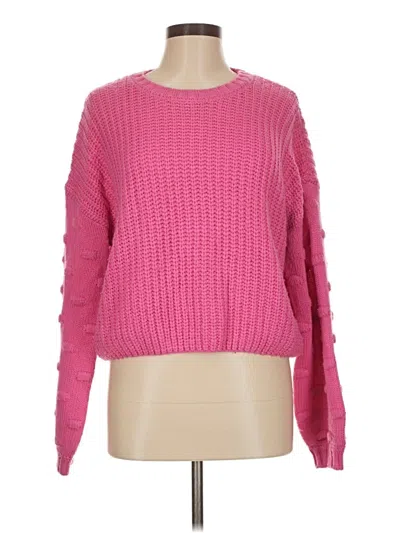 Pre-owned Moon & Madison Pullover Sweater In Pink