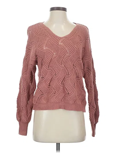 Pre-owned Moon & Madison Pullover Sweater In Pink