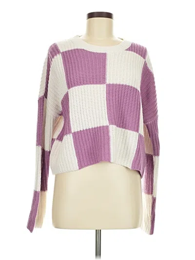Pre-owned Moon & Madison Pullover Sweater In Purple