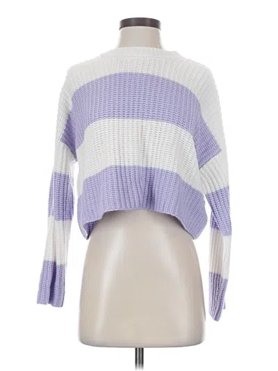 Pre-owned Moon & Madison Pullover Sweater In Purple