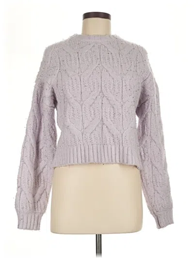 Pre-owned Moon & Madison Pullover Sweater In Purple