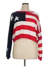 Moon & Madison Pullover Sweater In Red