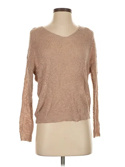 Pre-owned Moon & Madison Pullover Sweater In Tan