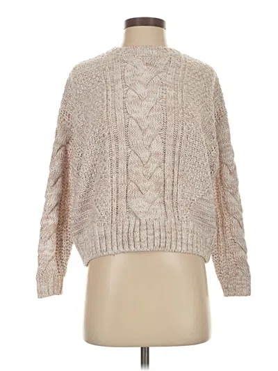 Pre-owned Moon & Madison Pullover Sweater In Tan
