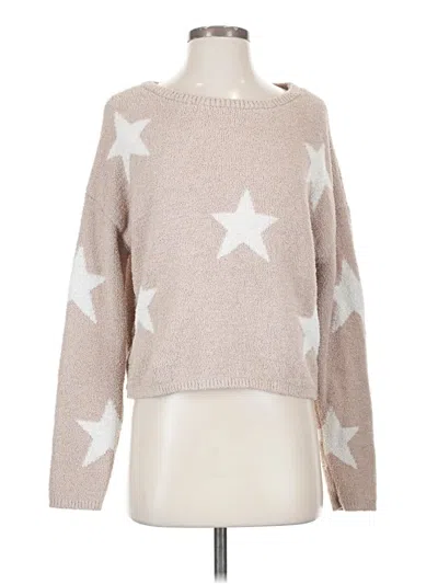 Pre-owned Moon & Madison Pullover Sweater In Tan