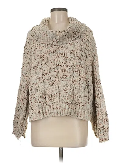 Pre-owned Moon & Madison Pullover Sweater In Tan